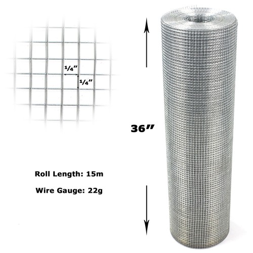 Welded wire mesh - 1/4", x