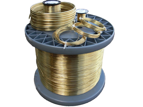 Bare brass wire 5mm - wire, 0.5mm