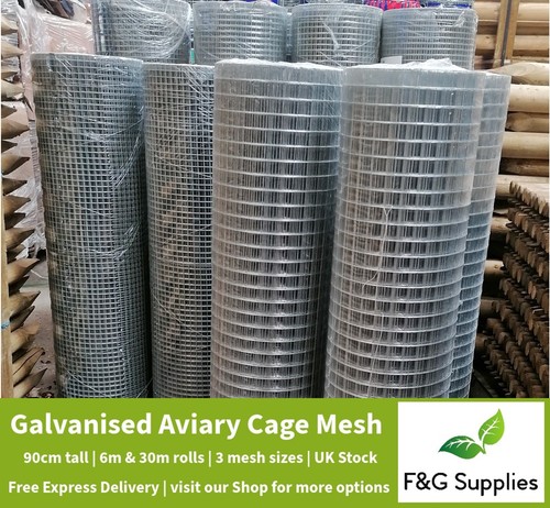 Aviary rabbit hutch mesh - mesh, 90cm