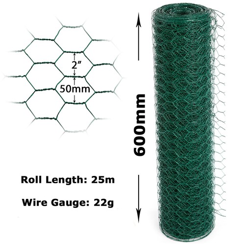 2nds pvc coated green - 2nds, chicken