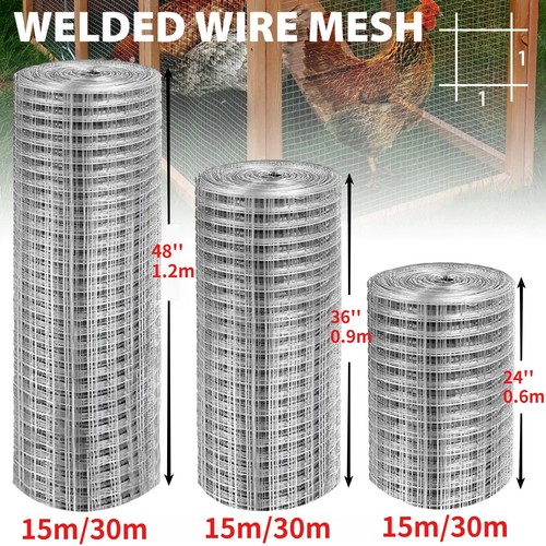 Welded wire mesh - welded, 1"x1"