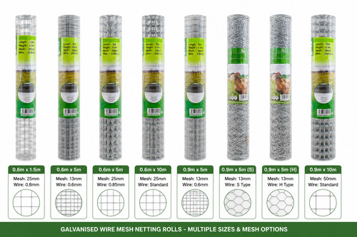 Galvanized wire mesh netting - wire,