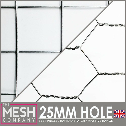 25mm galvanised welded - 25mm,
