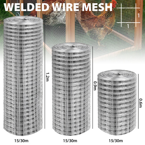 Galvanised welded wire - galvanised, mesh