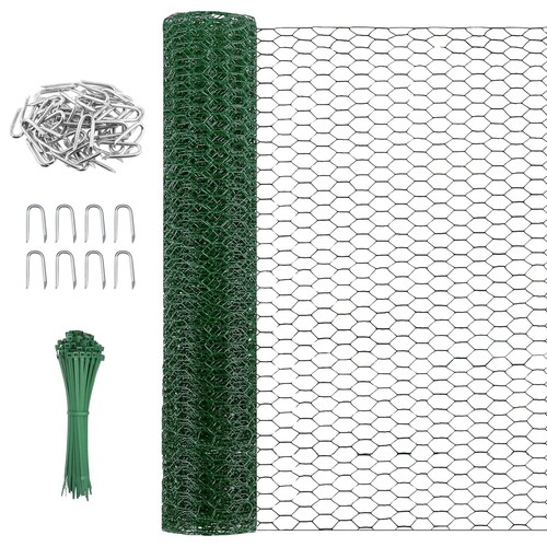 Pvc coated galvanised chicken - coated,